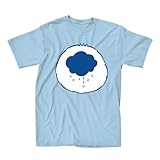Care Bears Classic Grumpy Bear Costume Unisex Adult T Shirt (Sky Blue,Medium)
