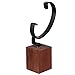 ifundom Wood Watch Afficher Le Support C Type Bracelet Affichage Support Base de Bois Wood Support Titulaire Porte- Bijoux Bijoux Bijouterie pour Home Showcase Utilisez La Couleur de Noyer