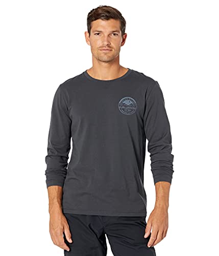 Fjällräven Herren Forever Nature Badge LS T-Shirt, Dark Navy, L