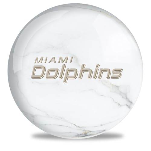 On The Ball Bowling NFL Marble Miami Dolphins 14#