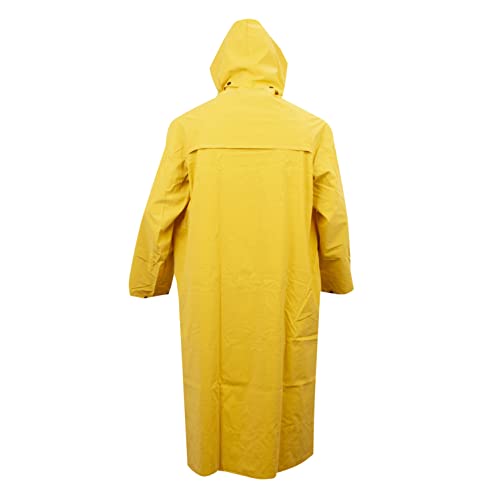 Cordova R9023FRXL Stormfront FR .35 MM PVC/Polyester, Yellow 3-Piece Rain Suit, Limited Flame Resistant, Storm Fly, Bib Pants with Suspenders, Detachable Hood, X-Large4