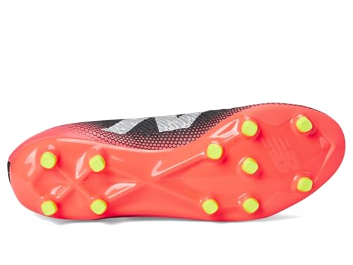 New Balance Unisex Tekela Magique FG V4+ Soccer Shoe, Black/Energy Red/Hi-Lite, 13 Wide US Men3