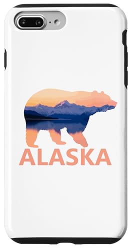 Alaska Oso Grizzly Souvenir Carcasa para iPhone 7 Plus/8 Plus