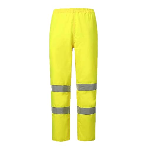 Pantalones impermeables hombre senderismo resistentes con reflectantes 1