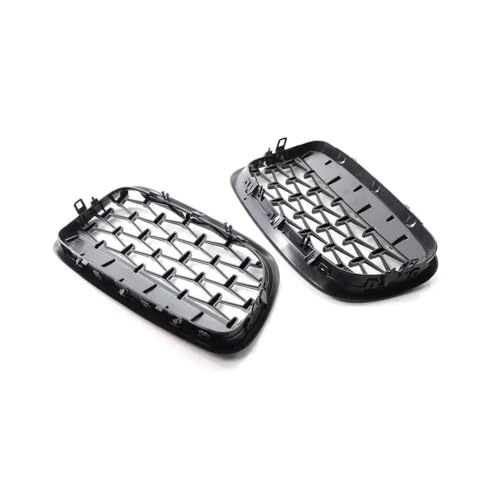 Parrilla delantera negra para X5 E70 y X6 E71 modelos de 2007 a 2013 compatible con 51137157687 7