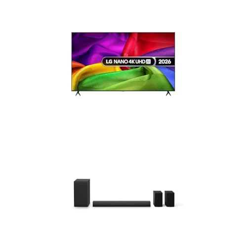 Image of LG 75NU800B6LA 75-Inch NANO AI 4K UHD Smart TV bundle with US40TR Soundbar with Wireless Subwoofer & Surround Sound 4.1 channel, 400W