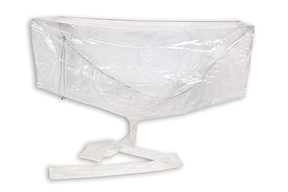 Image of REENAX PVC Split AC Service Wash Bag Cover Jacket Waterproof Service Cover Bag With Drain Outlet (Whitee Service Washbag)