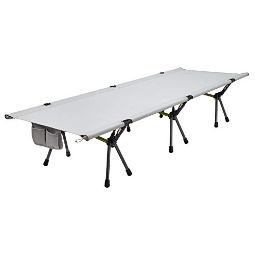 ATEPA 耐荷重150kg 2WAY軽量コット 高低兼用 折りたたみ アウトドア キャンプベッド 登山 昼寝 コンパクト 収納ケース付き