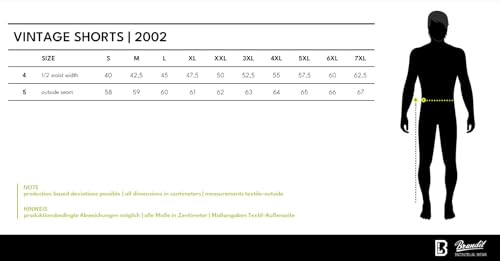 Brandit Vintage Shorts, Farbe: Black, GrößE: 5XL - 10