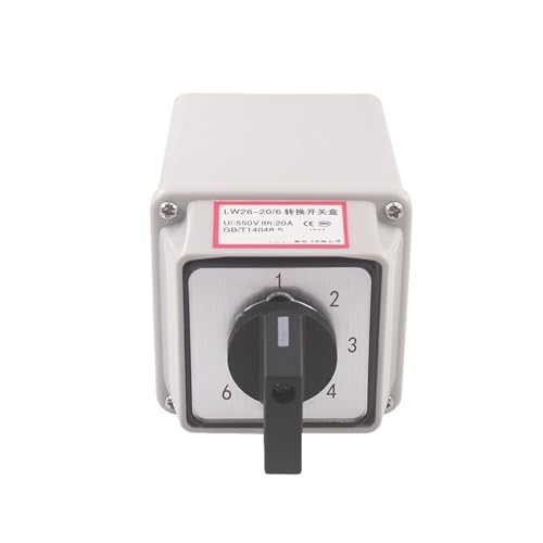 Interrupteur rotatif inverseur 20A boîtier LW26 pour résoudre les pertes de signal de tension
