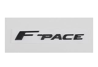 YCFZNB Automotive Emblem, ABS Logo Letters Car Rear Trunk Badge Sticker. For Jaguar F-PACE E-PACE F-TYPE.,A