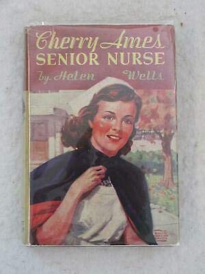 Helen Wells CHERRY AMES SENIOR NURSE Grosset & ... B088HBFS9F Book Cover