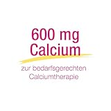 Calcium Verla 600 mg Filmtabletten – Calcium zur Vorbeugung und Behandlung von Calciummangel sowie zur unterstützenden Therapie bei Osteoporose, für die tägliche Einnahme, 100 St