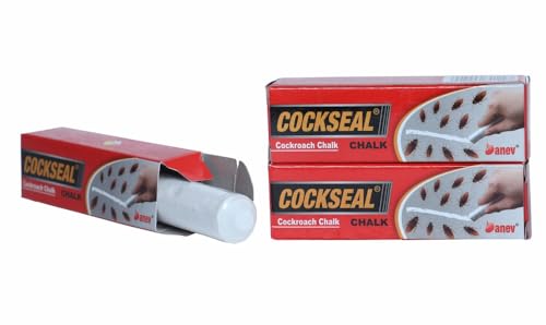 Image of COCKSEAL Cockroach Chalk, Professional Pest Control Treatment, White Powder Form, Insect Repellent, Pack of 1