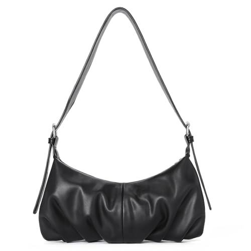 CLUCI Small Handbags for Women Soft Leather Shoulder Bag Dumpling...