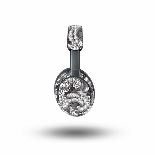Image of MightySkins Glossy Glitter Skin Compatible with Bose QuietComfort Ultra - Angry Koi | Protective, Durable High-Gloss Glitter Finish | Easy to Apply, Remove, and Change Styles