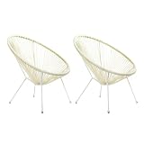 Una versión mejorada del tradicional sillón de jardín Acapulco, están tratados con resina Epoxi anticorrosión para alargar su vida útil, un icono del diseño de la década de los 50 y fiel representante de la artesanía y glamour de la época dorada de Acapulco.