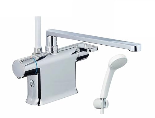 LIXIL(リクシル) 浴室用 サーモスタット付シャワーバス水栓 デッキ(台付)タイプ BF-WM646TSG(300)