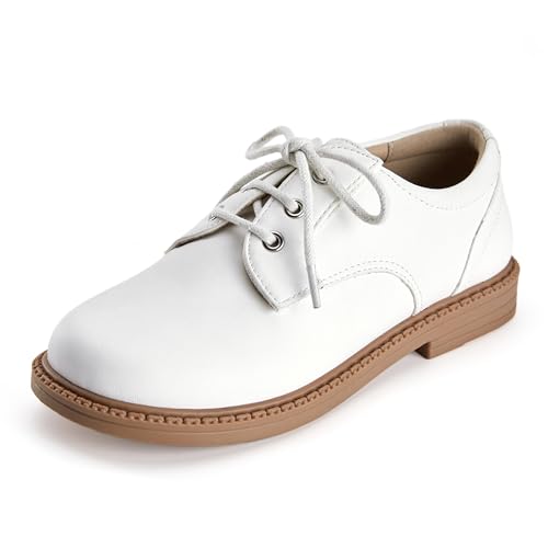 Image of PATPAT Boys Girls Dress Shoes,Oxford Loafers Formal School Church Shoes for Toddler Little Big Kids