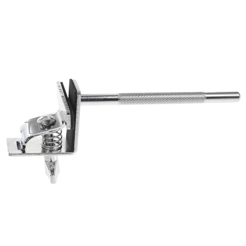 Soporte para cowbell de batería con abrazadera y extensión para hardware de caja y bombo miniatura 4