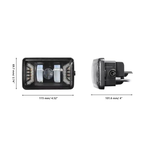 Faros antiniebla LED delanteros DRL luces de carretera intermitentes F150 2015-2020 3