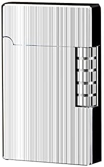 Lighters Soft Flame Lighter Traditional Flame Cigar Lighter with Adjustable Flame Dial Vertical Ignition Roller Good for Gift Outdoor Camping Hiking Fishing Grill Adventure Candle