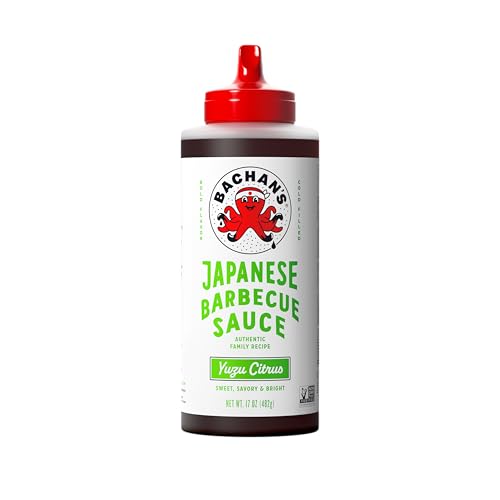 Bachan's Japanese Barbecue Sauce - Yuzu Citrus, 17 Oz, Cold-Filled, Non GMO, No Preservatives, Vegan...