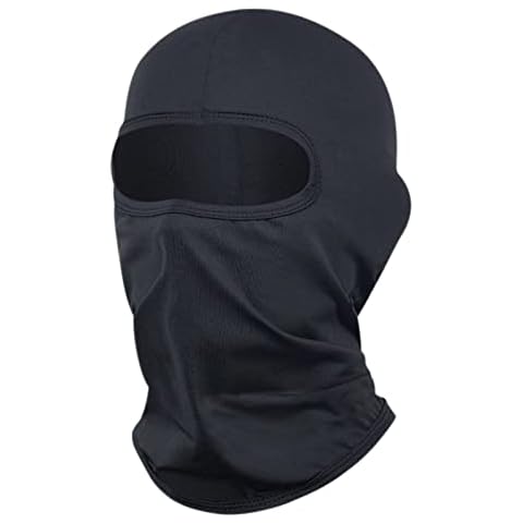 HIKARO Pasamontañas Negro para Moto Cover