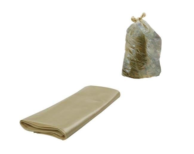 Sacchi Spazzatura Colore Ambra cm.90x120 Lt.120 Scatolo Da Pz.110 Buste Grandi Per Rifiuti Commerciali Condominali