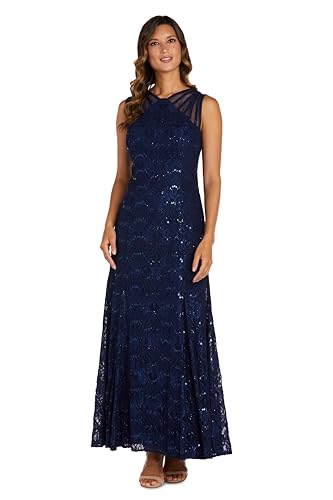 Image of R&M Richards Women's Starlit Siren Sequin Gown