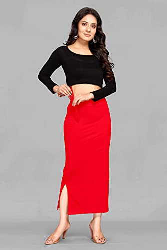 Image of Side Rope Saree Shapewear, Petticoat, Skirts for Women Polylycra Saree Shaper for Saree Dress
