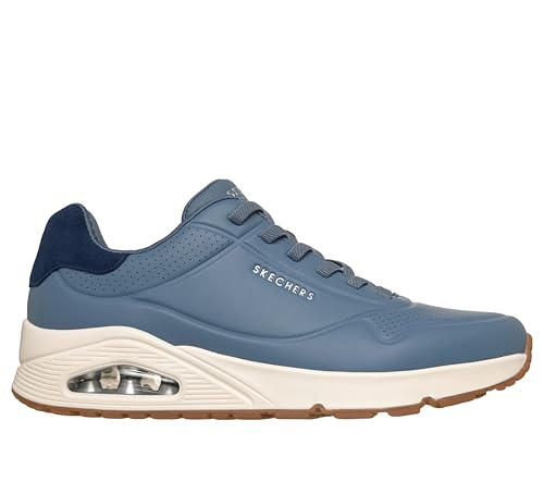 Image of Skechers Men's Uno Tailored Air Sneaker | Walking, Air-Cooled Memory Foam, Skech-Air Visible Airbag, No Tie Fit
