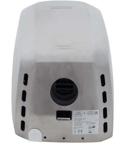 Miniatura 3 de Mediclinics M09acs-Fil Machflow Secamanos Automático Acabado Satinado Con Filtro Hepa