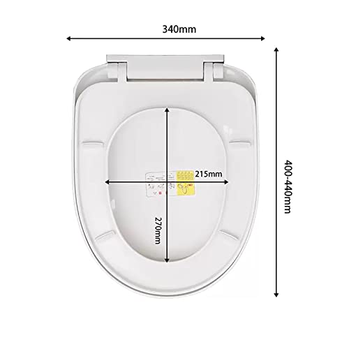 Abattant WC jaune brillant avec fixations reglables faciles a installer