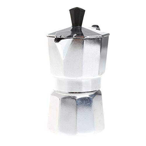 Amazon.com: 1 taza de 1.7 fl oz de latte mocha máquina de café herramienta  olla estufa superior de aluminio espresso para los amantes del café : Hogar  y Cocina
