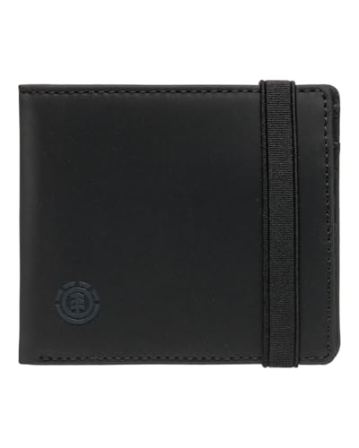 Imagen de Element Icon Strap Cartera Grande y Resistente de Dos Pliegues Unisex Negro