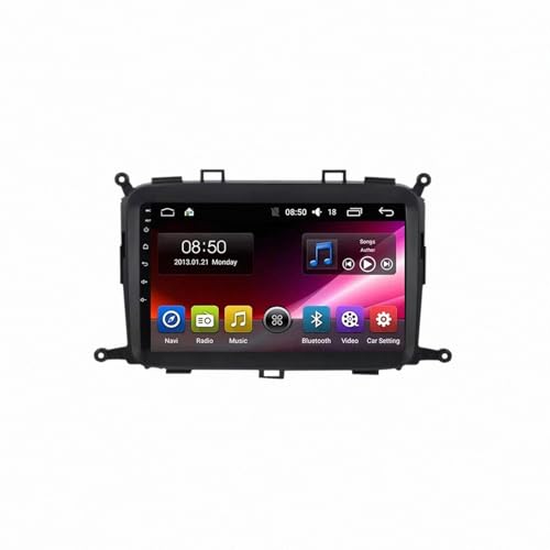 Radio Coche 2 DIN con Pantalla para Kia Carens 2014-2017, Navegación GPS y Mirror Link