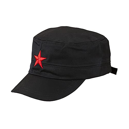 W WIDMANN MILANO Party Fashion 01127 - Gorra de base con estrella, gorro de tela, accesorio de disfraz, accesorio, carnaval, fiesta temática
