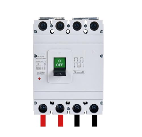 Disjoncteur photovoltaïque MCCB DC avec isolateur et tripper shunt de 100A