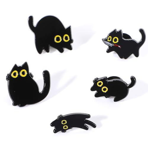 Broches émail chat pour offrir aux passionnés de lecture et de livres