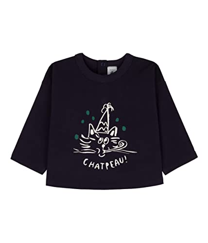 Petit Bateau Bébé garçon A05vi T shirt, Smoking, 3 ans EU