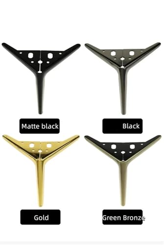 Pieds de table métal 15cm haute résistance anti-affaissement canapé - 6