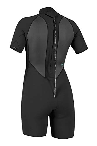 O'Neill Women's Reactor Back Zip Short Sleeve Spring Wetsuit, Lightweight Warmth Flexibility for All Water Activities