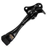 Hemobllo Butoir de Porte Réglable Zinc Noir Dispositif de Freinage Invisible et Antidérapant Bloque-Porte Au Sol pour Maintien Sécurisé et Position Stable des Portes