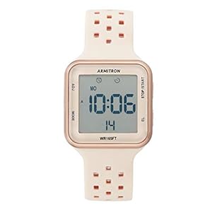 Armitron Sport Unisex Digital Chronograph Silicone Strap Watch, 40/8417