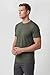 Men’s Bamboo Viscose Cotton Blend T-Shirts Ultra Soft Breathable Moisture Wicking Stretch Tee for Daily Wear Cooling Lightweight Undershirt Casual Top 3-Pack Black/Off‑White/OliveGreen L