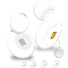 HonexCesng 4.0 Tappi Orecchie Dormire – 28 dB (SNR) di Riduzione del Rumore, Riutilizzabili & Ultracomodi per Concentrazione, Viaggi, Concerti & Sensibilità al Rumore (Bianco, Taglia unica)