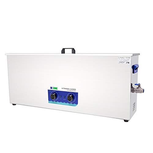 DK SONIC 30L Ultrasonic Gun Cleaner with Timer Basket and Stainless Steel Tank for Rifle,Guns Parts, Bullets,Military Supplies, Brass,Carburetor,Engine Parts(30L, 110V)