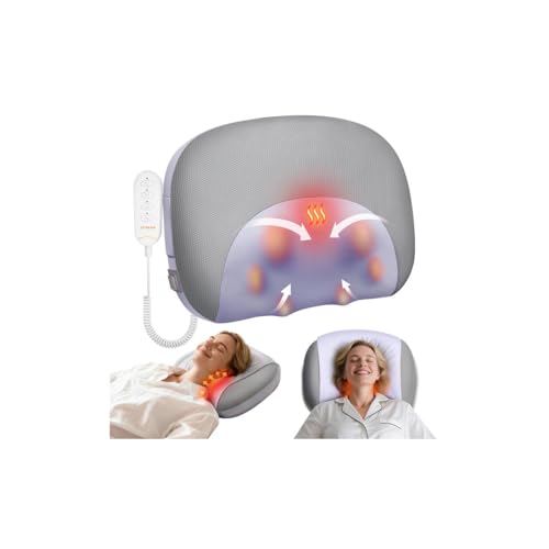 JZBRAIN Neck Massager Pillow with Heat : Cordless Neck Massager for Pain Relief Deep Tissue...