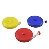 New Lon0167 3 piezas Destacados 150 cm 60 eficacia confiable pulgadas con botón pulsador, caja de color surtida, cinta retráctil retráctil(id:7ed 8f B-c 54e)